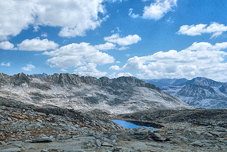 The Pinnacles and Upper Turret Lake<br>John Muir Wilderness 08 Sep 1976 The Pinnacles and Upper Turret Lake<br>John Muir Wilderness 08 Sep 1976