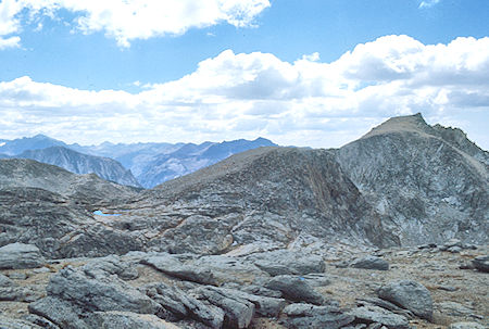 Turret Peak (right)<br>John Muir Wilderness 08 Sep 1976 Turret Peak (right)<br>John Muir Wilderness 08 Sep 1976