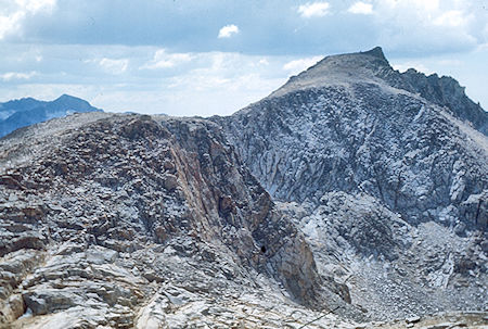 Turret Peak (right) - John Muir Wilderness 08 Sep 1976