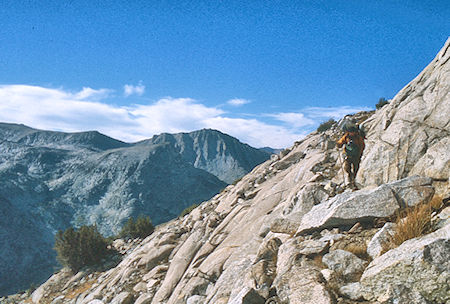 Route around end of The Pinnacles<br>John Muir Wilderness 09 Sep 1976 Route around end of The Pinnacles<br>John Muir Wilderness 09 Sep 1976