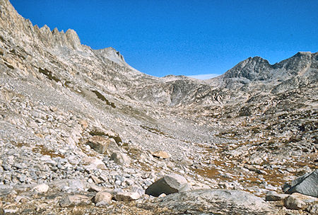 East Pinnacle Creek basin - John Muir Trail 09 Sep 1976