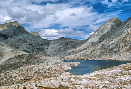 Gemini (left), Jawbone Lake<br>John Muir Wilderness 9 Sep 1976 Gemini (left), Jawbone Lake<br>John Muir Wilderness 9 Sep 1976