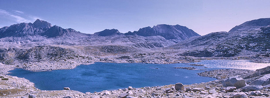 Mt. Humphrey, Muriel Lake, Piute Pass, Mt. Emerson - Kings Canyon National Park 25 Aug 1968