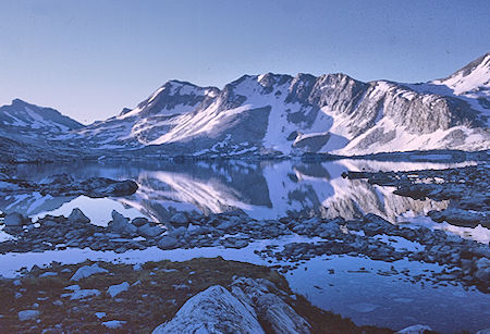 Wanda Lake in the morning - Kings Canyon National Park 20 Aug 1969