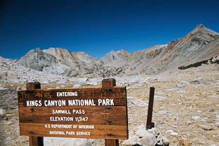 Sierra Nevada - Kings Canyon National Park - Sawmill Pass 1975 Sierra Nevada - Kings Canyon National Park - Sawmill Pass 1975