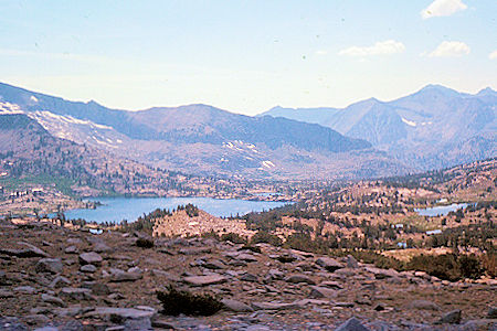 Sierra Nevada - Kings Canyon National Park - Woods Lake and basin from near Sawmill Pass 1972 Sierra Nevada - Kings Canyon National Park - Woods Lake and basin from near Sawmill Pass 1972