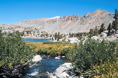 Sierra Nevada - Kings Canyon National Park - Upper Woods Lake Basin, Colosseum Mountain 1975 Sierra Nevada - Kings Canyon National Park - Upper Woods Lake Basin, Colosseum Mountain 1975