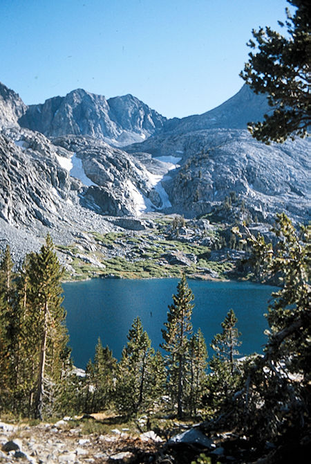 Sierra Nevada - Kings Canyon National Park - Lake west of Woods Lake 1975