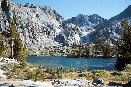 Sierra Nevada - Kings Canyon National Park - Lake west of Woods Lake 1975