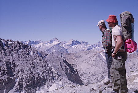 Mt. Brewer from Glen Pass - Kings Canyon National Park 24 Aug 1963