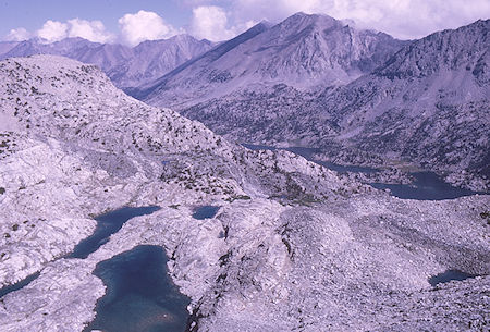 Rae Lake Basin from Glen Pass - Kings Canyon National Park 29 Aug 1970