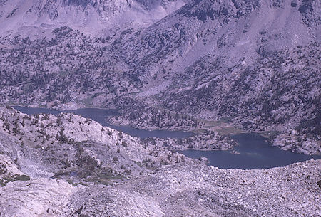 Rae Lakes from Glen Pass - Kings Canyon National Park 29 Aug 1970