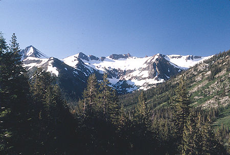 Kennedy Peak, Molo Mountain, Soda Canyon from side of Leavitt Peak - Emigrant Wilderness 1995 Kennedy Peak, Molo Mountain, Soda Canyon from side of Leavitt Peak - Emigrant Wilderness 1995
