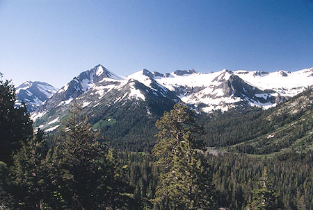 Kennedy Peak, Molo Mountain, Soda Canyon from side of Leavitt Peak - Emigrant Wilderness 1995 Kennedy Peak, Molo Mountain, Soda Canyon from side of Leavitt Peak - Emigrant Wilderness 1995