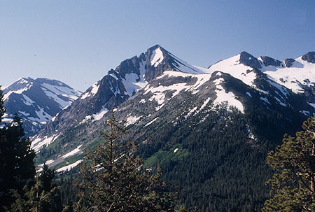 Kennedy Peak from side of Leavitt Peak - Emigrant Wilderness 1995 Kennedy Peak from side of Leavitt Peak - Emigrant Wilderness 1995