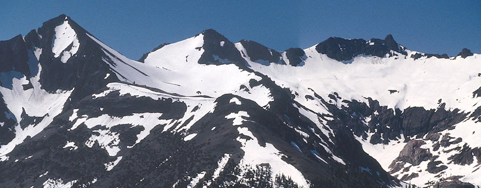 Kennedy Peak, Molo Mountain from side of Leavitt Peak - Emigrant Wilderness 1995 Kennedy Peak, Molo Mountain from side of Leavitt Peak - Emigrant Wilderness 1995