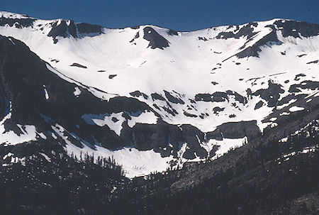 Westerly Soda Canyon cascade area from side of Leavitt Peak - Emigrant Wilderness 1995 Westerly Soda Canyon cascade area from side of Leavitt Peak - Emigrant Wilderness 1995