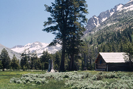 Cabin and Kennedy Meadow below Kennedy Lake - Emigrant Wilderness 1995 Cabin and Kennedy Meadow below Kennedy Lake - Emigrant Wilderness 1995