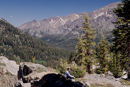 Looking down Soda Canyon, Gil Beilke - Emigrant Wilderness 1995