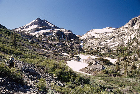 Lost Lake cascades upper end of Kennedy Creek - Emigrant Wilderness 1995