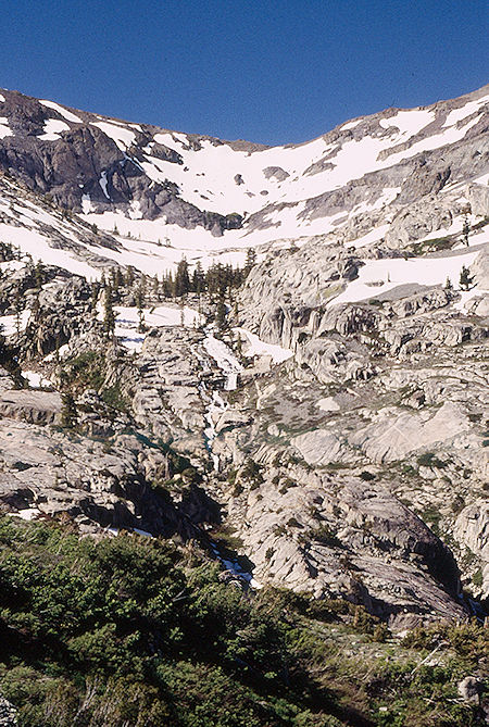 Lost Lake cascades - Emigrant Wilderness 1995 Lost Lake cascades - Emigrant Wilderness 1995