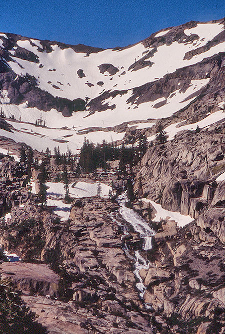 Lost Lake cascades - Emigrant Wilderness 1995 Lost Lake cascades - Emigrant Wilderness 1995