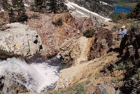 Cascade above Kennedy Lake, Gil Beilke - Emigrant Wilderness 1995