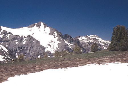 Kennedy Peak from Kennedy Saddle area - Emigrant Wilderness 1995