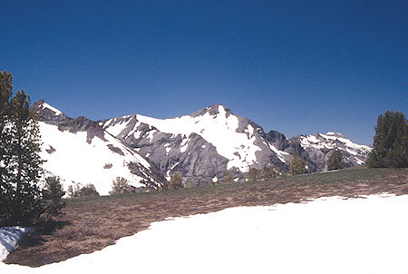 Kennedy Peak from Kennedy Saddle area - Emigrant Wilderness 1995 Kennedy Peak from Kennedy Saddle area - Emigrant Wilderness 1995
