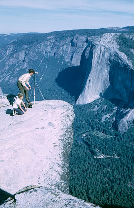 Steve and David Henderson and El Capitan - Yosemite National Park 01 Jun 1968 Steve and David Henderson and El Capitan - Yosemite National Park 01 Jun 1968