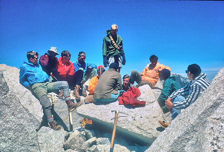 Part of the group on top of Mt. Dade
