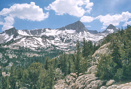 View toward Royce Lake Pass - John Muir Wilderness 04 Jul 1975 View toward Royce Lake Pass - John Muir Wilderness 04 Jul 1975