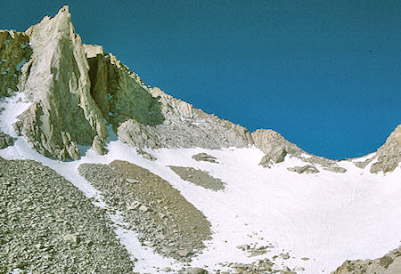 Mirriam Peak, Merriam-Royce Pass -  John Muir Wilderness 05 Jul 1975