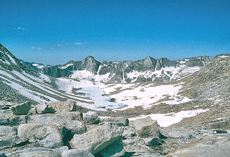 West of Merriam-Royce Pass -  John Muir Wilderness 05 Jul 1975