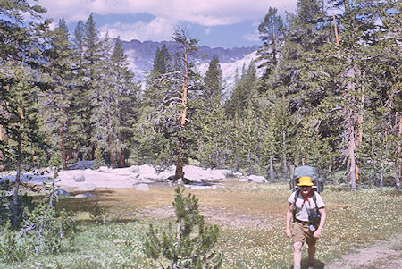 Bob Brooks, Pinnacles from Piute Creek - John Muir Wilderness 17 Aug 1962 Bob Brooks, Pinnacles from Piute Creek - John Muir Wilderness 17 Aug 1962