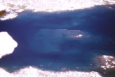 Glacier Lake from Cirque Pass Peak - Kings Canyon National Park 24 Aug 1970