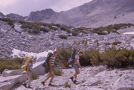 Kearsarge Pass Trail - Kearsarge Pass 14 Aug 1965