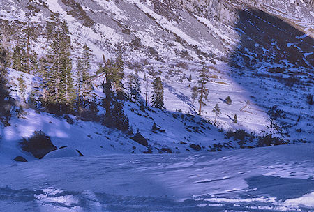 Looking back at Onion Valley - Kearsarge Pass 1967