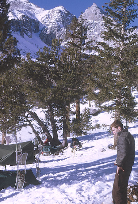 Camp at Gilbert Lake - Kearsarge Pass 1967 Camp at Gilbert Lake - Kearsarge Pass 1967
