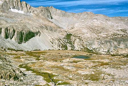 Looking back on the way to Forester Pass - Kings Canyon National Park 23 Aug 1971