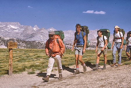 Crossing the Bighorn Pleateu - Sequoia National Park 19 Aug 1965