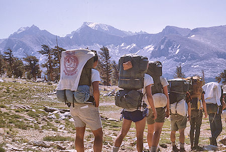 Mount Whitney from Bighorn Plateau - Sequoia National Park 19 Aug 1965