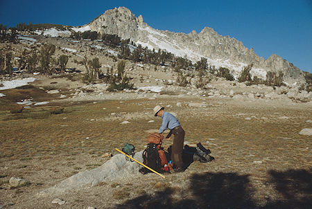 Hanna Mountain from Beartrap/Buckey saddle, Gil Beilke - Hoover Wilderness 1991 Hanna Mountain from Beartrap/Buckey saddle, Gil Beilke - Hoover Wilderness 1991