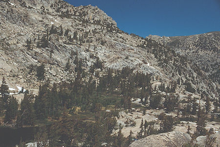 Route we should have taken from Kirkwood Pass - Hoover Wilderness 1991