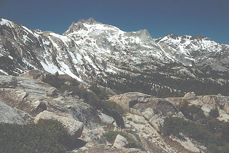 Tower Peak from Kirkwood Pass - Hoover Wilderness 1991 Tower Peak from Kirkwood Pass - Hoover Wilderness 1991