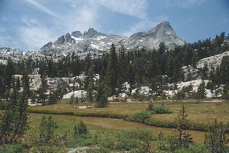 Rainbow Meadow, Tower Peak and Watch Tower - Hoover Wilderness 1992 Rainbow Meadow, Tower Peak and Watch Tower - Hoover Wilderness 1992