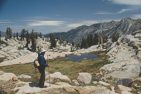 Rainbow Canyon area on our way to watch rescue, Gil Beilke - Hoover Wilderness 1992