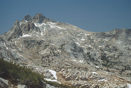 Tower Peak/Watch Tower from above Kirkwood Lake - Hoover Wilderness 1992