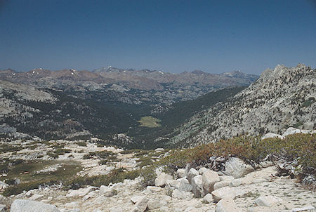 Piute Meadow from above Kirkwood Lake - Hoover Wilderness 1992