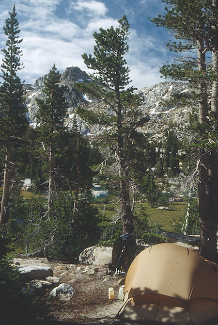 Ehrnbeck Peak from Rainbow camp - Hoover Wilderness 1992